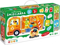 Puzzle Moto - Camion dei rifiuti 26 pezzi
