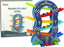 Pista di Gara in Legno con 6 Livelli