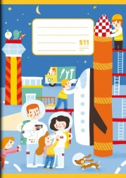 Quaderno scolastico A5 con riga ausiliaria Spazio