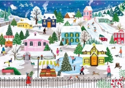 Puzzle Città innevata 1000 pezzi