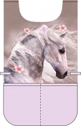 grembiule poncho per bambini cavallo romantic