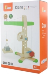 Gru in legno con verricello