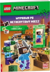 Lego Minecraft: spedizione alla spada di netherite – libro interattivo con adesivi e minifigure di Steve