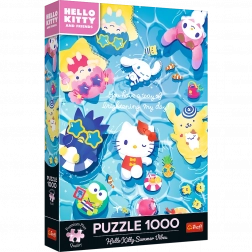 Puzzle Hello Kitty Sull'Onda Estiva 1000 Pezzi di Trefl