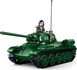 Sluban carro armato T-34/85 Model Bricks set di costruzione