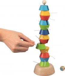 Torre di equilibrio GOKI Tugie – gioco da tavolo in legno per la famiglia