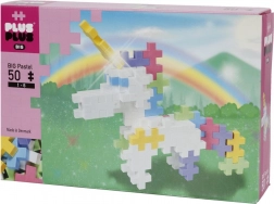 Plus-Plus BIG pastel unicorno – set di costruzione per bambini (50 pz)