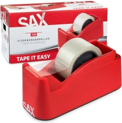 Dispenser da tavolo per nastro adesivo SAX design 729, rosso