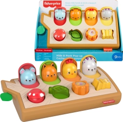 Fisher-Price Animaletti a sorpresa giocattolo per lo sviluppo motorio per neonati