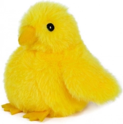 Pulcino di peluche 12 cm giallo