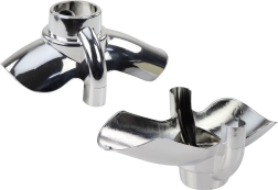 Parafanghi in plastica argento per modello PRO700