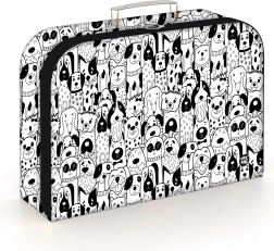 Valigetta in laminato per bambini Cagnolini 34 cm