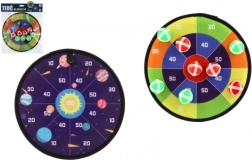 Bersaglio double-face in velcro con palline