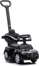 Bicicletta senza pedali per bambini con maniglia Mercedes 3in1 nera