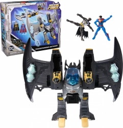 Set di figure e velivolo Batwing – trasformazione DC METAL FORCE