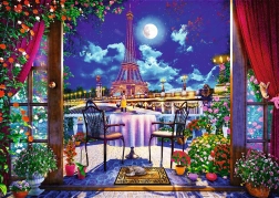 Puzzle Trefl Premium Plus: Parigi Notturna, 1000 pezzi
