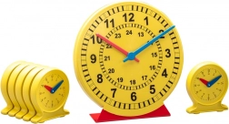 Orologi didattici Wissner per l'intera classe, set da 25 pezzi