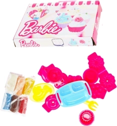 Pasta modellabile BARBIE pasticceria – set creativo con stampini