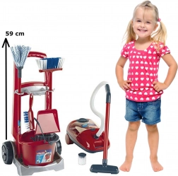 carrello per le pulizie per bambini con aspirapolvere Vileda Junior di Klein