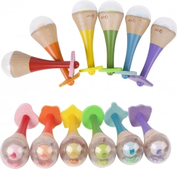 Maracas musicale in legno 2 in 1 per bambini Classic World