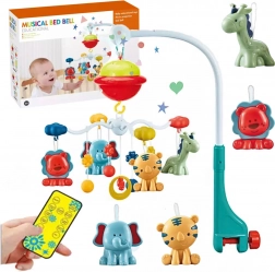 Giostrina per culla con proiettore e telecomando