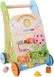 Girello attivo in legno da giardino BIGJIGS BABY