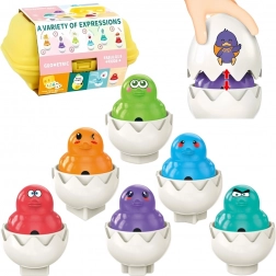 WOOPIE Mozaika Montessori Uova Clip 6pz