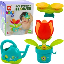 Giocattolo interattivo da bagno Fiore con annaffiatoio