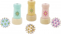 Caleidoscopio in legno colorato