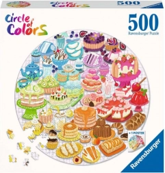 Puzzle Ravensburger rotondo: Dessert 500 pezzi