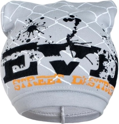 Cappellino primaverile per bambini New Baby con scritta, grigio