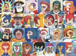 Puzzle Ravensburger alfabeto nei volti 500 pezzi