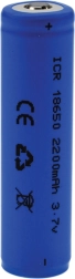Batteria ricaricabile di ricambio Li-Ion Solight 18650 2200 mAh 3,7 V