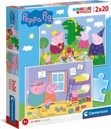Puzzle Peppa Pig - Clementoni 2x20 Pezzi