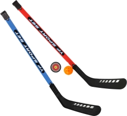 Set di stecche da hockey con pallina e disco