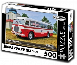Puzzle auto d’epoca – autobus Škoda 706 RO Lux (1951) 500 pezzi