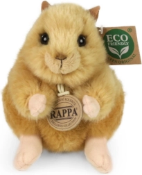Criceto dorato di peluche 16 cm eco‑friendly Rappa