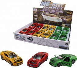 Macchinina da corsa in metallo con porte apribili