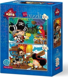 Puzzle Pirati 2×100 pezzi