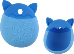 Custodia in silicone per Tamagotchi a forma di gattina blu