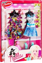 Abiti e accessori per bambole – set da 6 pezzi