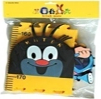 Metro di crescita per bambini Talpa – giallo, in schiuma, 5 pezzi