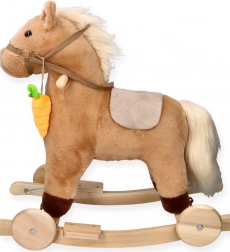 Cavalluccio a dondolo con carota