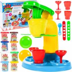 Gelateria in plastilina con 6 vasetti