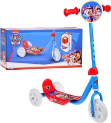 Monopattino per bambini a tre ruote PAW PATROL, rosso‑blu, fino a 20 kg