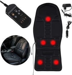 Cuscino massaggiante con riscaldamento per sedia e auto