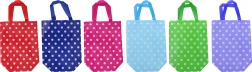 Borsa regalo in tessuto non tessuto M 32 × 36 × 12 cm, per tutto l’anno, assortimento di colori