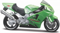 Modello in metallo della moto KAWASAKI Ninja ZR-12R 1:18 con basetta espositiva