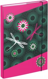 Cartelle per quaderni scolastici A4 Fiori