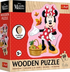 Puzzle in legno Disney Minnie, 50 pezzi